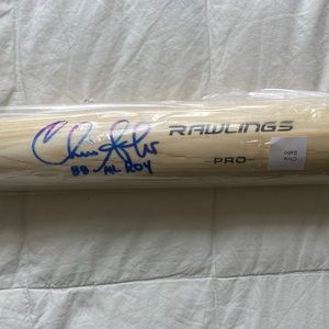 Chris Sabo Autographed Baseball Bat. 1988 rookie of the year! Cincinnati Reds!